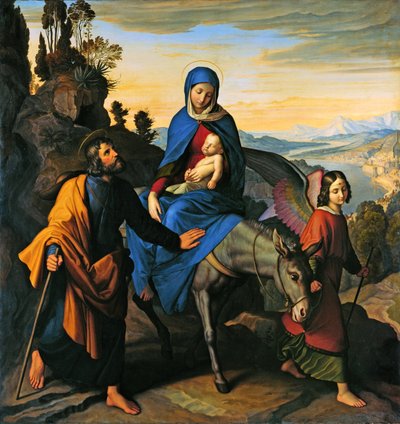 Ucieczka do Egiptu autorstwa Julius Schnorr von Carolsfeld