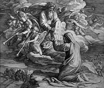 Tabele ustawy autorstwa Julius Schnorr von Carolsfeld