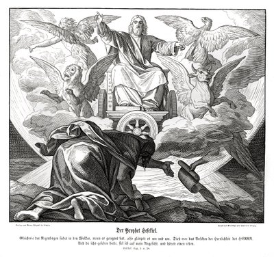 Prorok Ezechiel autorstwa Julius Schnorr von Carolsfeld