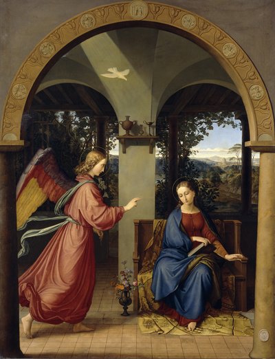Zwiastowanie autorstwa Julius Schnorr von Carolsfeld
