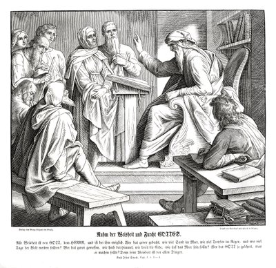 Mądrość Pańska, Księga Syracha autorstwa Julius Schnorr von Carolsfeld