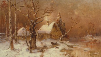 Zimowy krajobraz autorstwa Julius Sergius von Klever