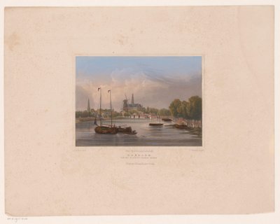 Widok na Haarlem Haarlem widziany z Noorder-Sparen (tytuł na obiekcie) autorstwa Julius Umbach