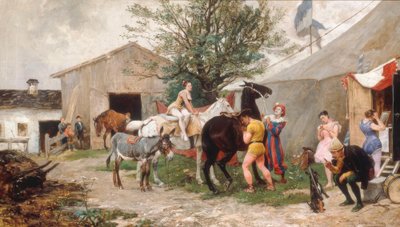 Cyrk autorstwa Julius von Blaas
