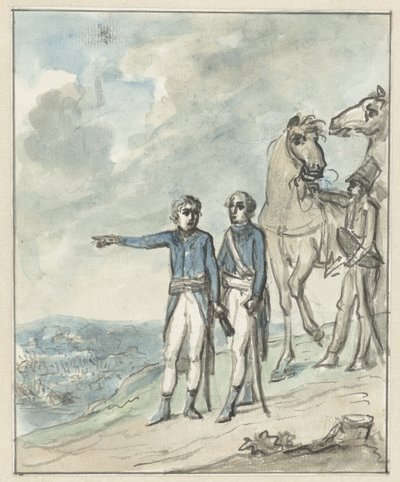 Generałowie Napoleon i Berthier autorstwa Jurriaan Andriessen