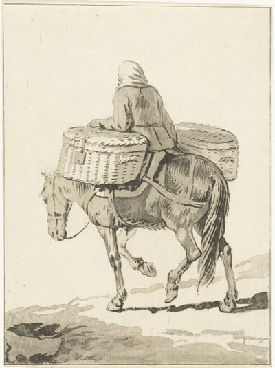 Kobieta na koniu autorstwa Jurriaan Cootwijck (attributed to)