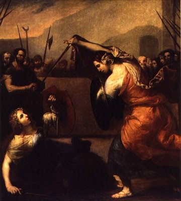 Pojedynek Isabelli Carazziego i Diambra Pettinelli autorstwa Jusepe de Ribera