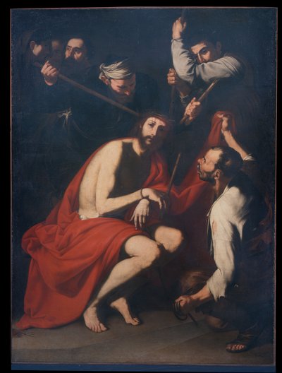 Chrystus wyśmiewany i ukoronowany cierniem, ok. 1638 (olej na płótnie) autorstwa Jusepe de Ribera