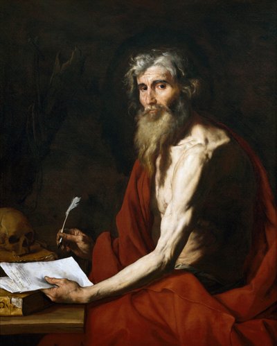 Św. Hieronim autorstwa Jusepe de Ribera