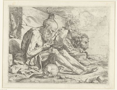 Czytanie św. Hieronima autorstwa Jusepe de Ribera