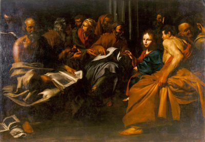 Jezus wśród lekarzy autorstwa Jusepe de Ribera