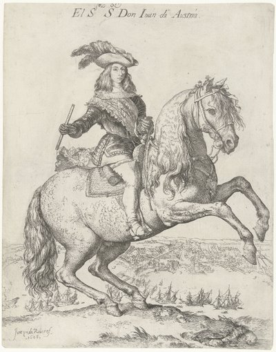 Portret jeździecki Don Juana z Austrii El S.mo S.or Don Juan de Austria (tytuł na obiekcie) autorstwa Jusepe de Ribera