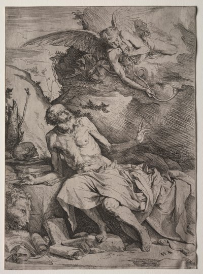 Święty Hieronim autorstwa Jusepe de Ribera