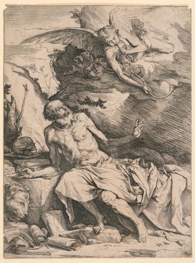 Święty Hieronim autorstwa Jusepe de Ribera