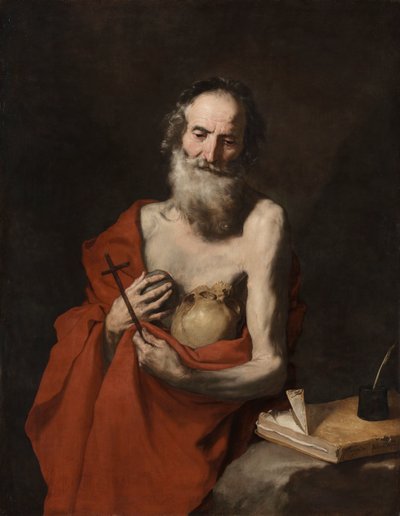Święty Hieronim autorstwa Jusepe de Ribera
