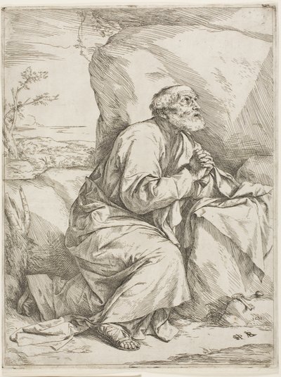 Święty Piotr na pustyni autorstwa Jusepe de Ribera