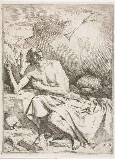 Św. Hieronim słuchający trąby Sądu Ostatecznego autorstwa Jusepe de Ribera