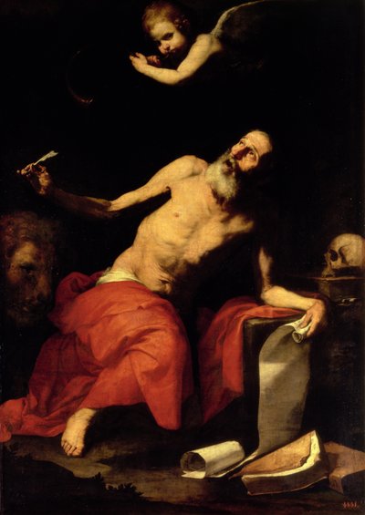 Św. Hieronim słyszy Ostatnią Trąbę, 1626 autorstwa Jusepe de Ribera