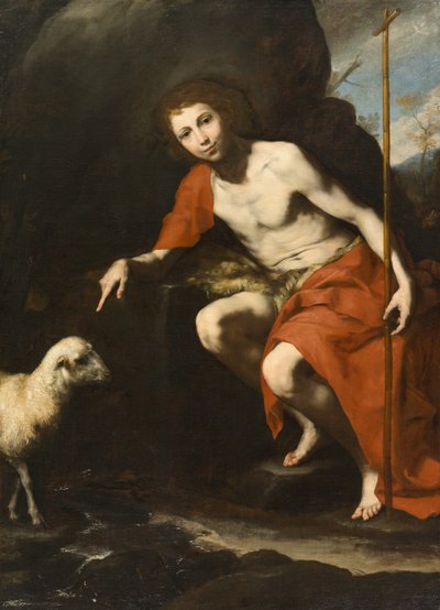 Św. Jan Chrzciciel, ok. 1624 r. autorstwa Jusepe de Ribera