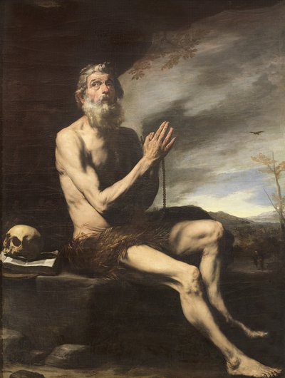 سینټ پاول هرمیټ پولی autorstwa Jusepe de Ribera