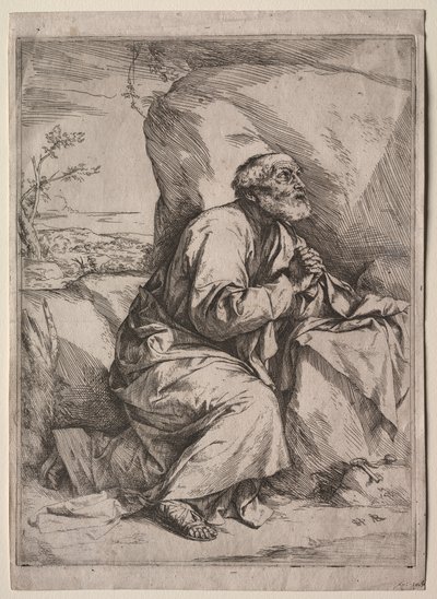 Pokutnik Św. Piotr autorstwa Jusepe de Ribera
