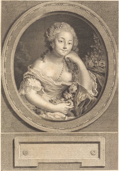 Lekka szata autorstwa Juste Chevillet after Pierre Antoine Baudouin