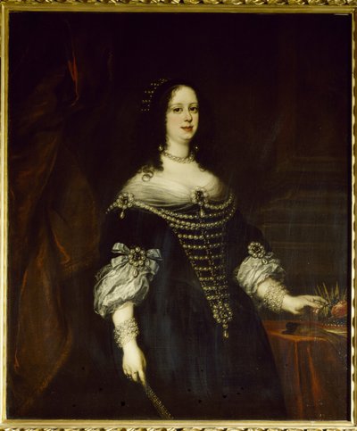 Portret Vittoria della Rovere (1622-1694), wielkiej księżnej Toskanii, żony Ferdynanda II Medyceusza Obraz Justusa Sustermansa (1597-1681) 1655 wym. 142 x 119 cm Florencja, Galleria degli Uffizi (Uffizi) autorstwa Justus Sustermans