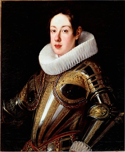 Portret wielkiego księcia Toskanii Ferdynanda II Medyceuszy autorstwa Justus Sustermans