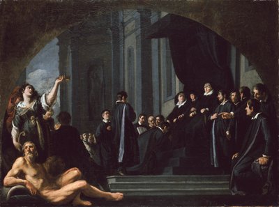 Senatorowie Florencji przysięgli wierność Ferdynandowi II Medyceuszowi, 1621-1626 autorstwa Justus Sustermans