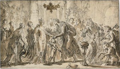 Małżeństwo Zenobii i Odenatusa autorstwa Justus van Egmont