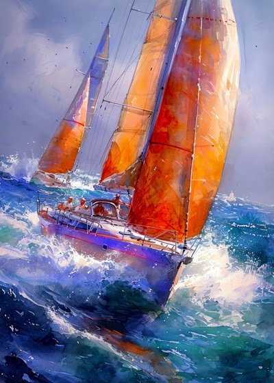 Dynamiczny rejs oceaniczny autorstwa Justyna Jaszke