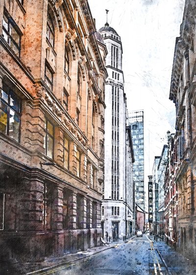 Perspektywa z Tall City autorstwa Justyna Jaszke