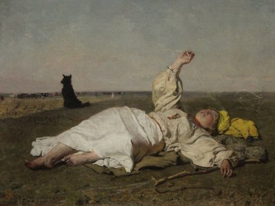 Muzeum Narodowe w Warszawie Józef Chełmoński Indiańskie lato autorstwa Józef Chełmoński