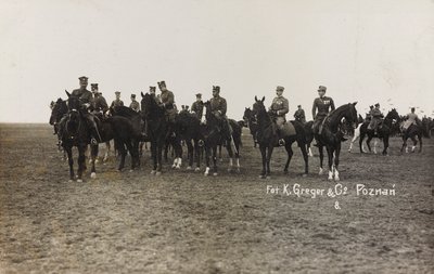 Album Jack Bosio - Kampania Wojenna 1917-1920 : Misja wojskowa w Polsce (Warszawa - Poznań) marzec-kwiecień 1919, bateria konna w Poznaniu (Poznań), 03-041919 autorstwa K. Greger