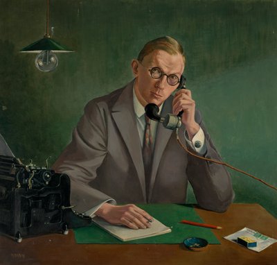 portret dr E. Müller-Kamp autorstwa Käthe Hoch