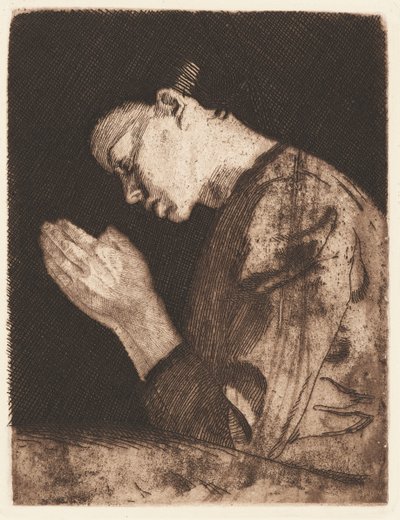 Modląca się dziewczynka (Praying Girl) autorstwa Käthe Kollwitz