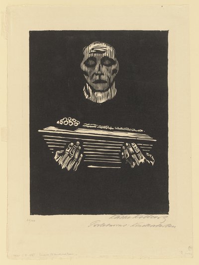 Strona 3 odcinka „Proletariat” autorstwa Käthe Kollwitz