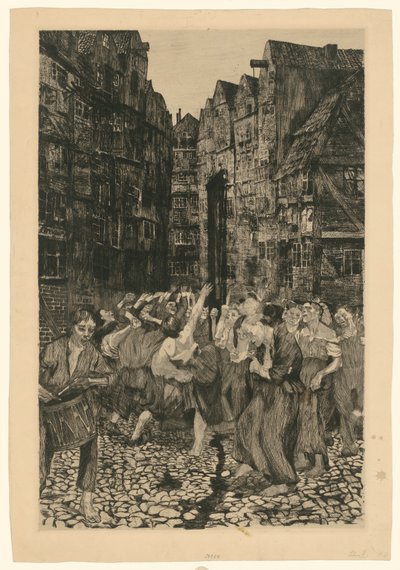 Carmagnole (2. stan) autorstwa Käthe Kollwitz