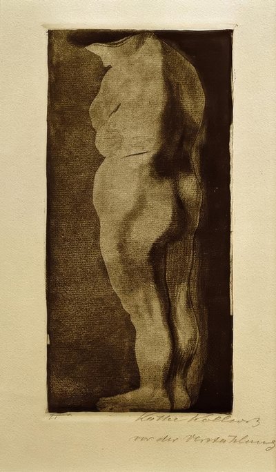 Akt kobiecy autorstwa Käthe Kollwitz