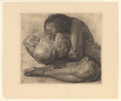 Matka z martwym dzieckiem Kobieta z totemem Dziecko (tytuł oryginalny) autorstwa Käthe Kollwitz