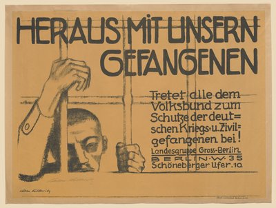 Precz z naszymi jeńcami autorstwa Käthe Kollwitz