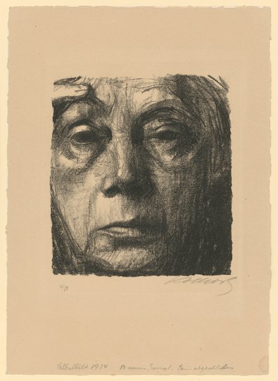 Autoportret autorstwa Käthe Kollwitz