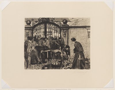 Szturm na bramę autorstwa Käthe Kollwitz