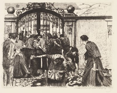 Atak autorstwa Käthe Kollwitz