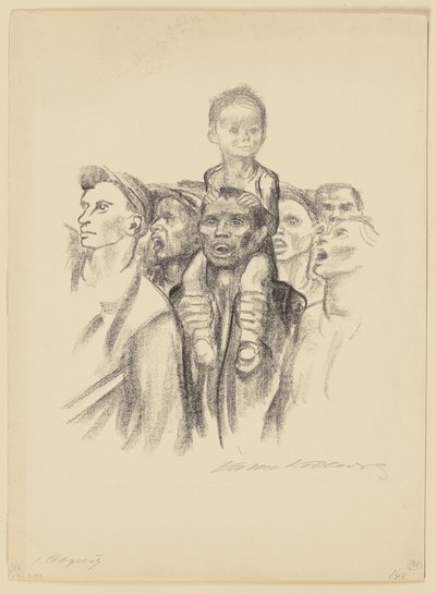 Odrzucona wersja autorstwa Käthe Kollwitz
