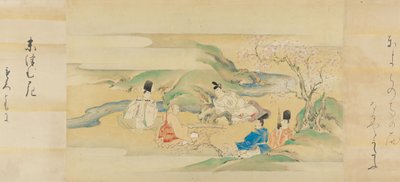 Opowieść o Genji Genji monogatari, XVII wiek. autorstwa Kaiho Yusetsu