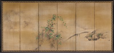 Zimowe i letnie kwiaty autorstwa Kaiho Yusho