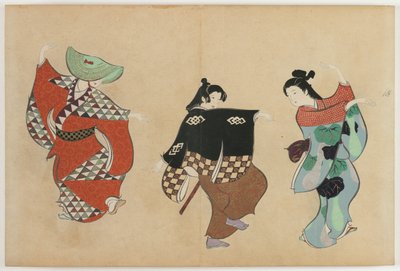 Kwiaty stu światów (Momoyogusa): taniec (Odori) autorstwa Kamisaka Sekka