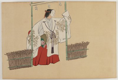 Kwiaty stu światów (Momoyogusa): Nonomiya (Nonomiya) autorstwa Kamisaka Sekka