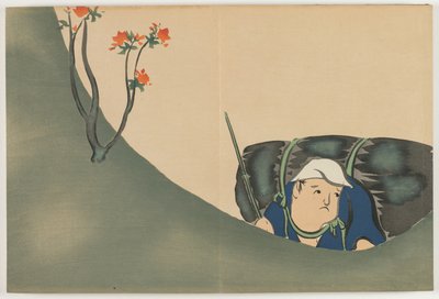 Kwiaty stu światów (Momoyogusa): Drwal (Shomu) autorstwa Kamisaka Sekka